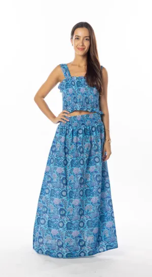 Parker Skirt in Azure