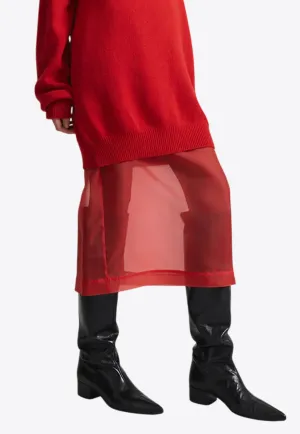 Peri Sheer Midi Skirt