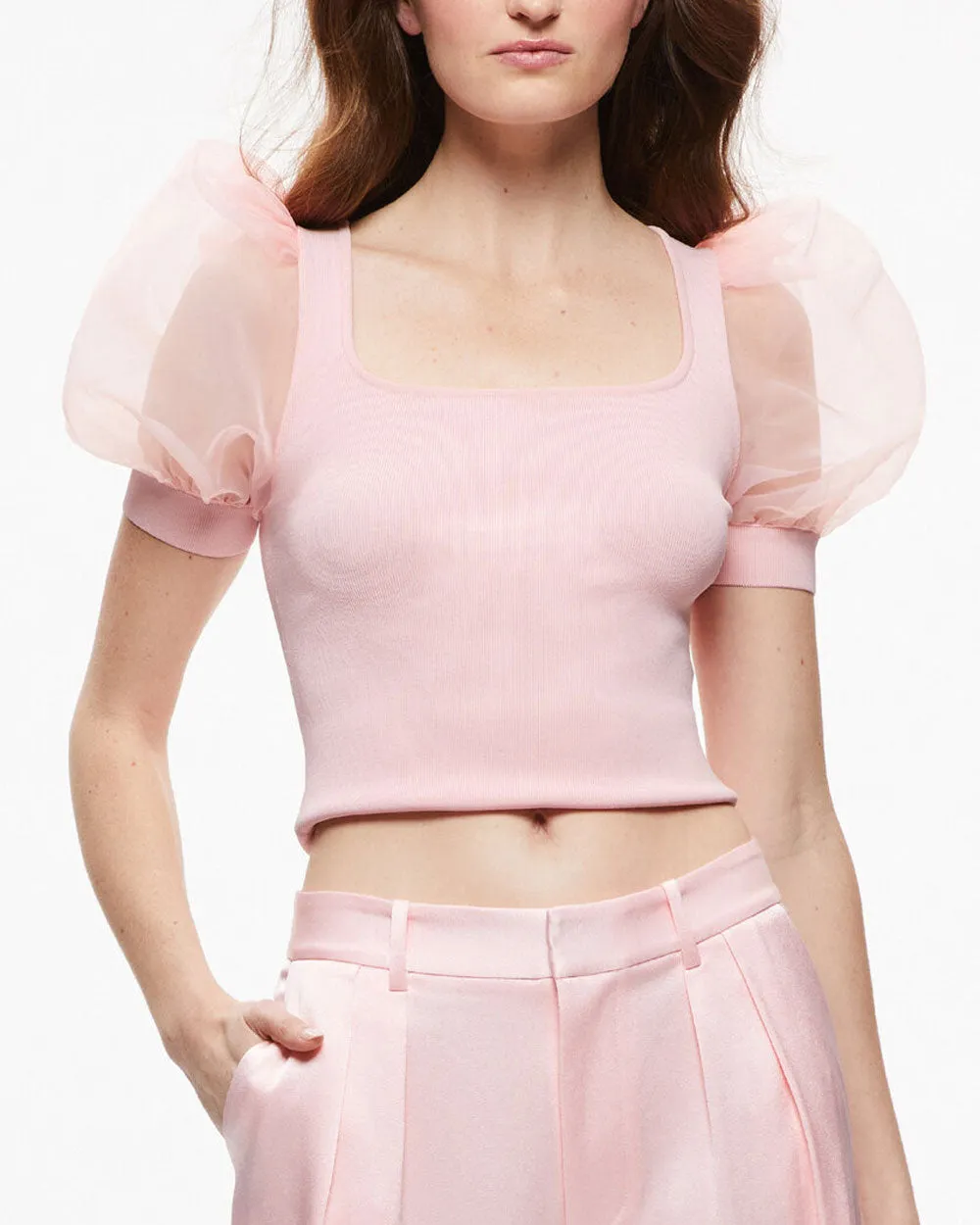 Petal Abella Puff Sleeve Top