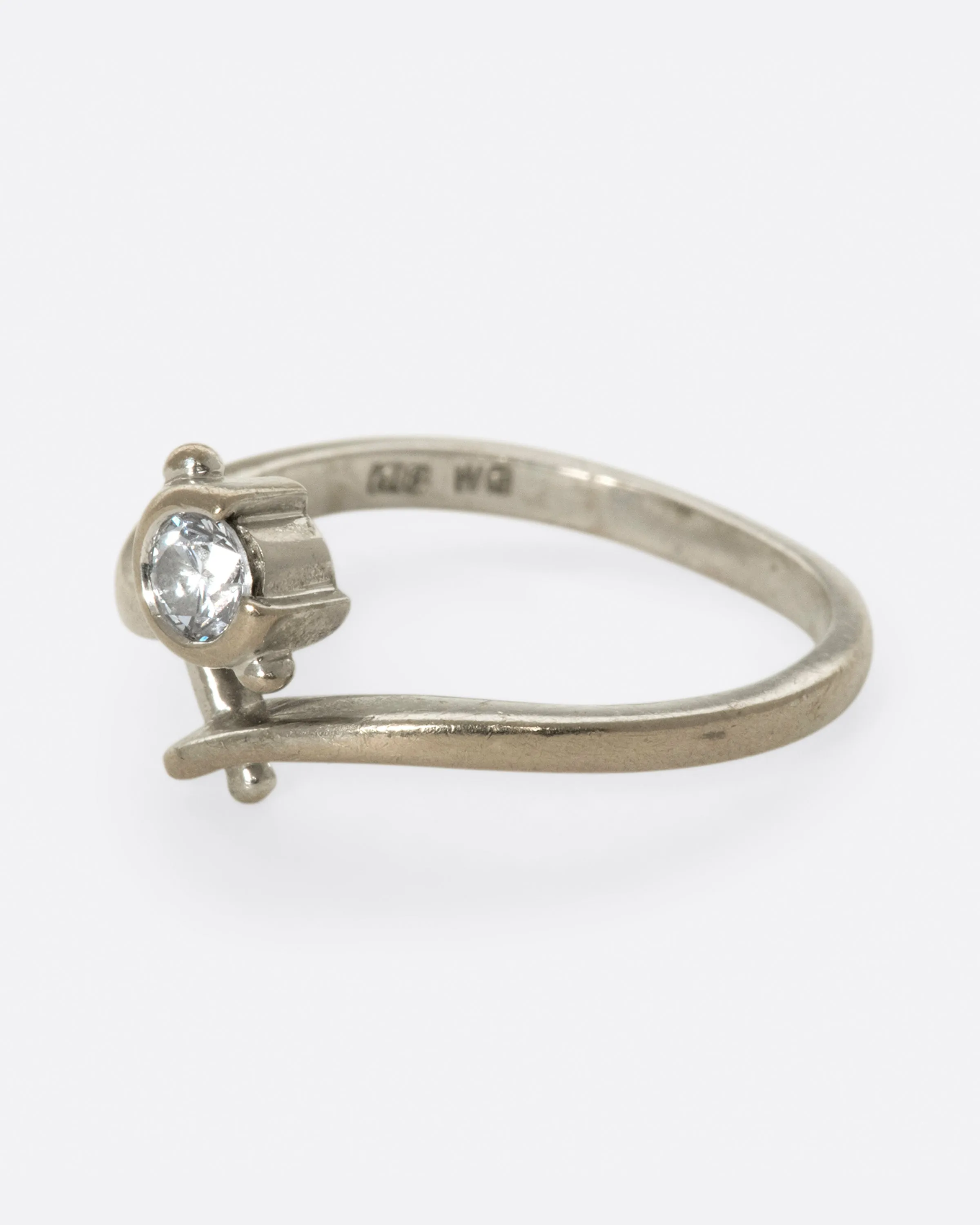 Pierced Diamond Wrap Ring