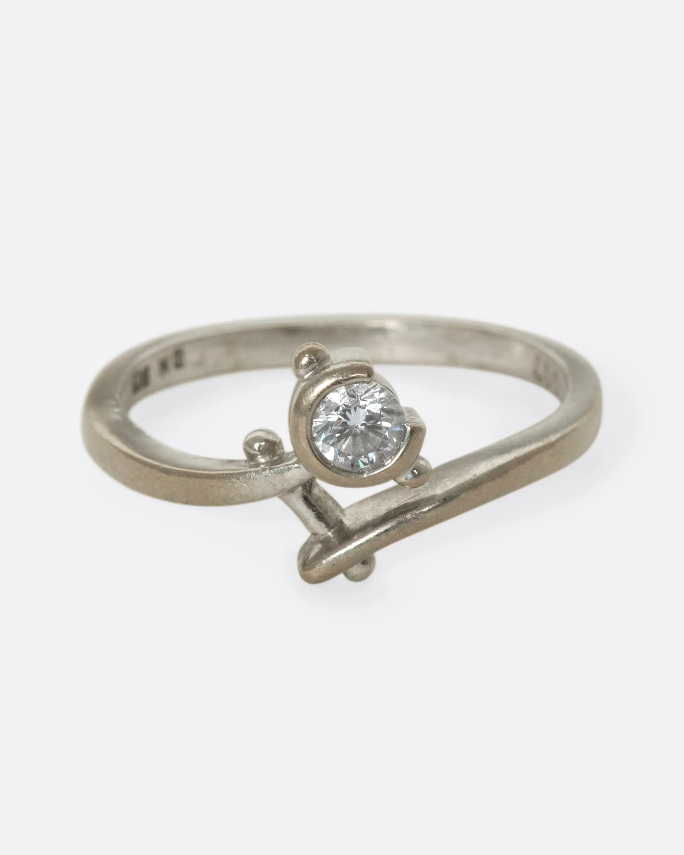 Pierced Diamond Wrap Ring