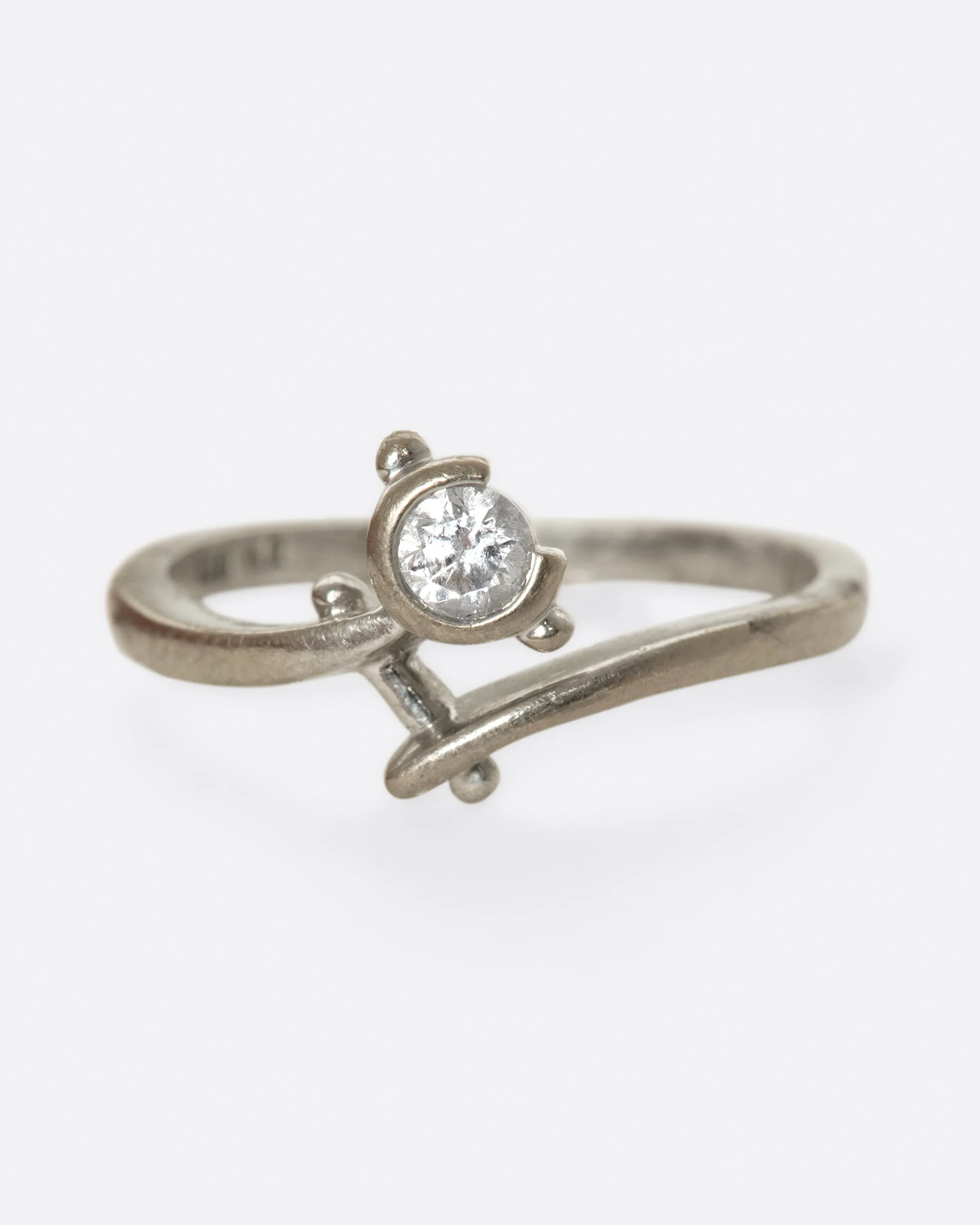 Pierced Diamond Wrap Ring
