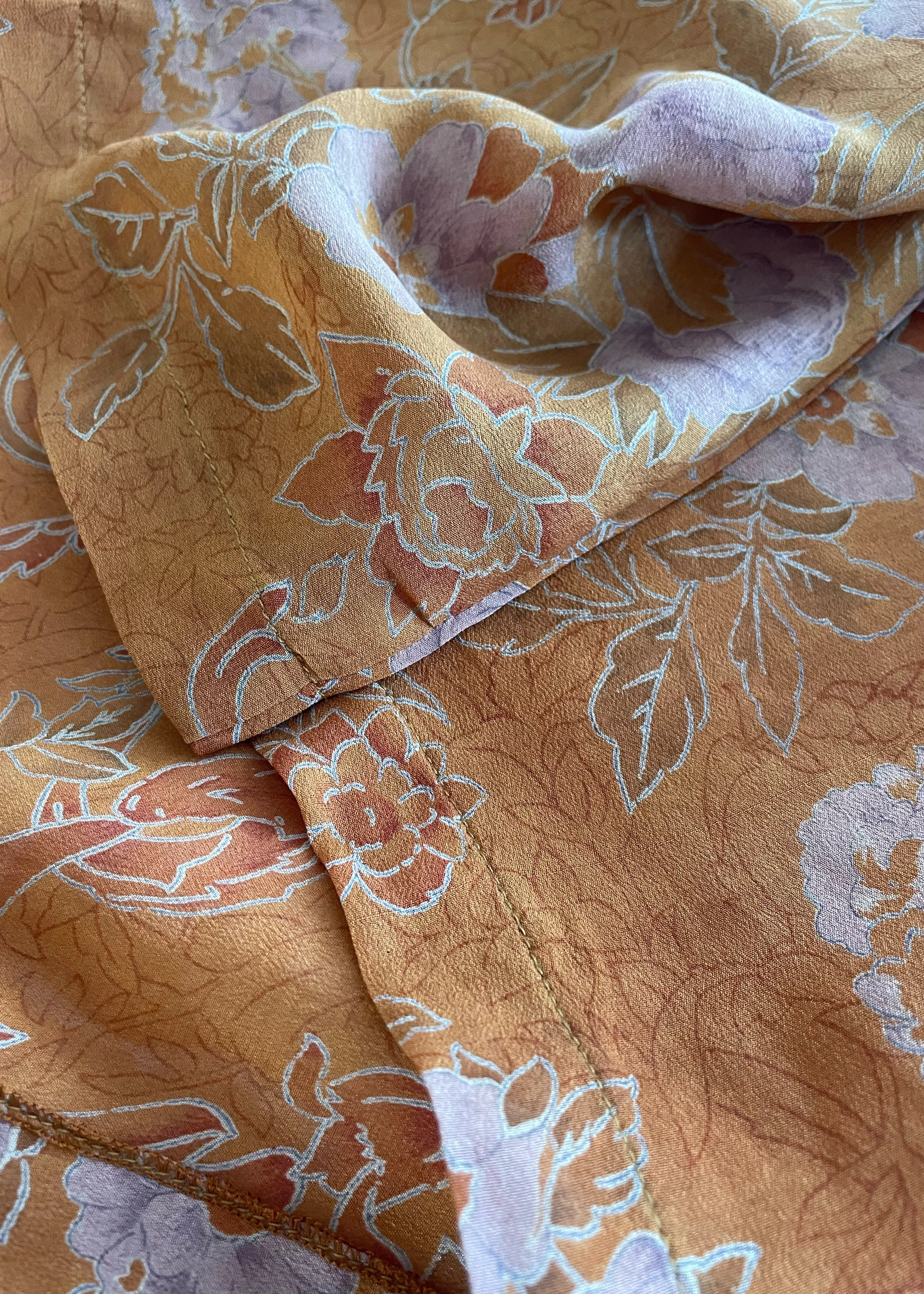 Pilea Silk Wrap Kimono Top ~ Narcissus