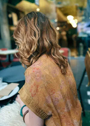 Pilea Silk Wrap Kimono Top ~ Narcissus