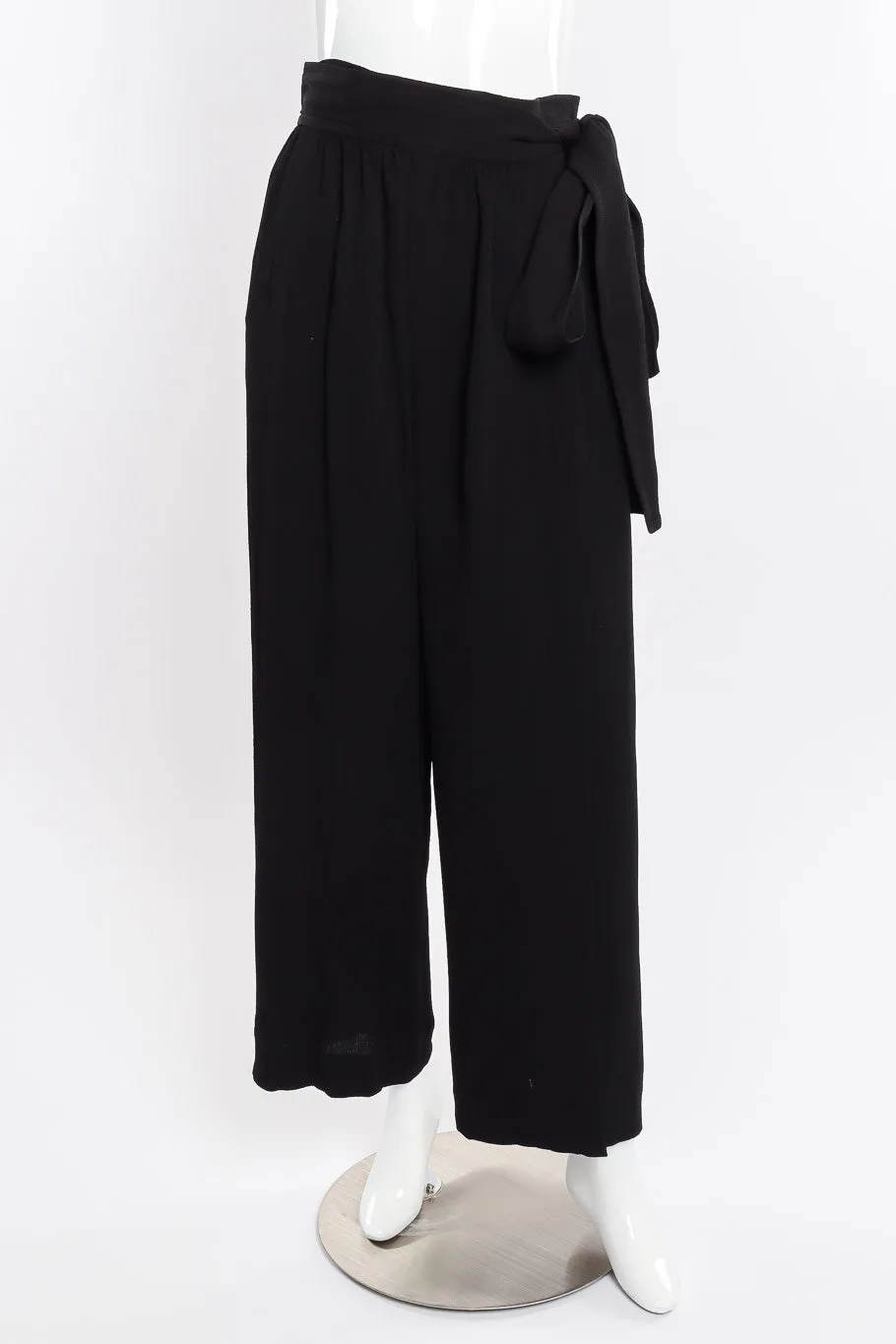 Pleated Wrap Trouser