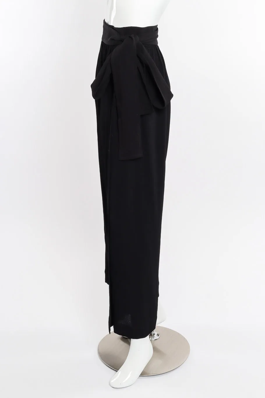 Pleated Wrap Trouser