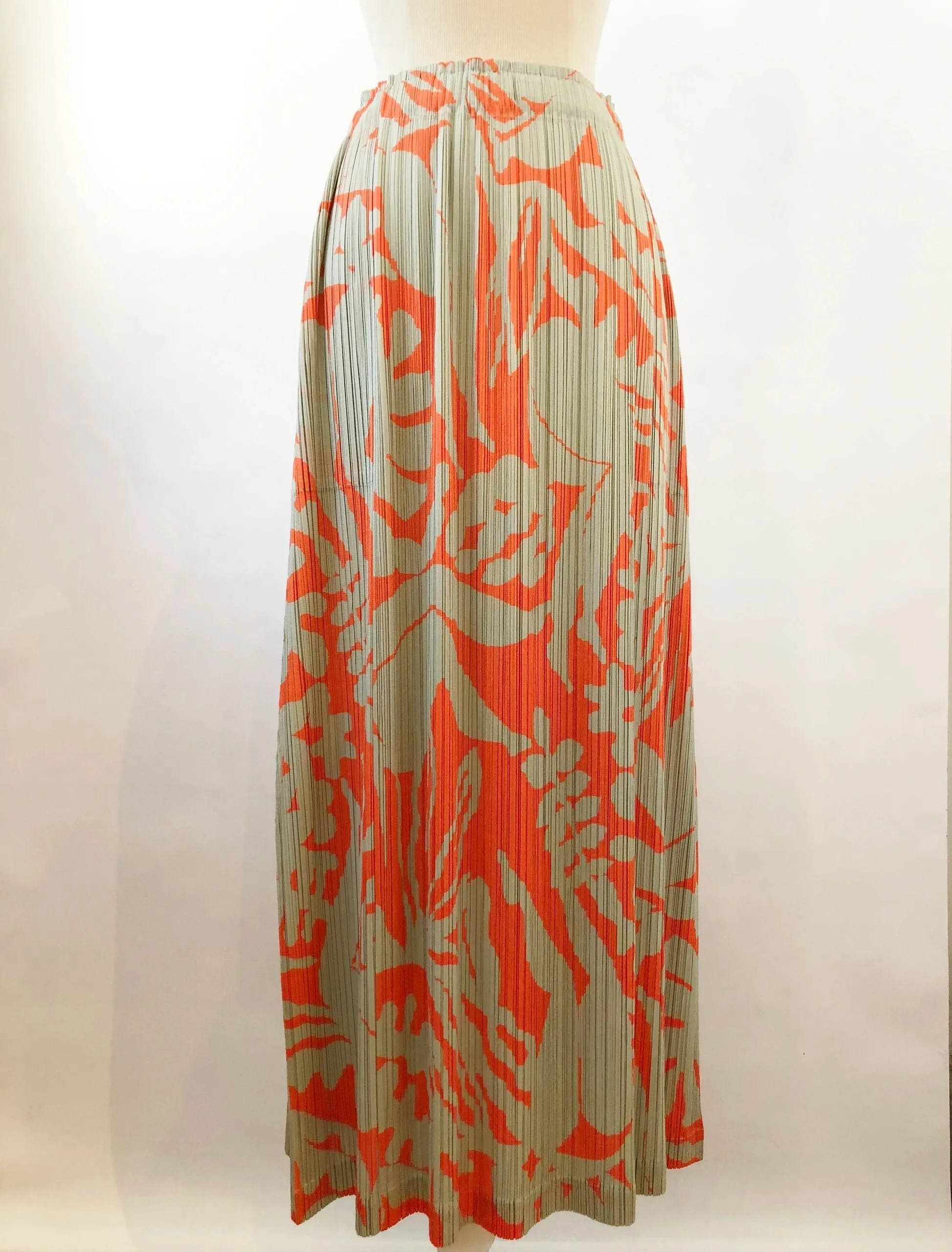 Pleats Please Issey Miyake Pleated Maxi Skirt Designer Size 5 (L / Xl)