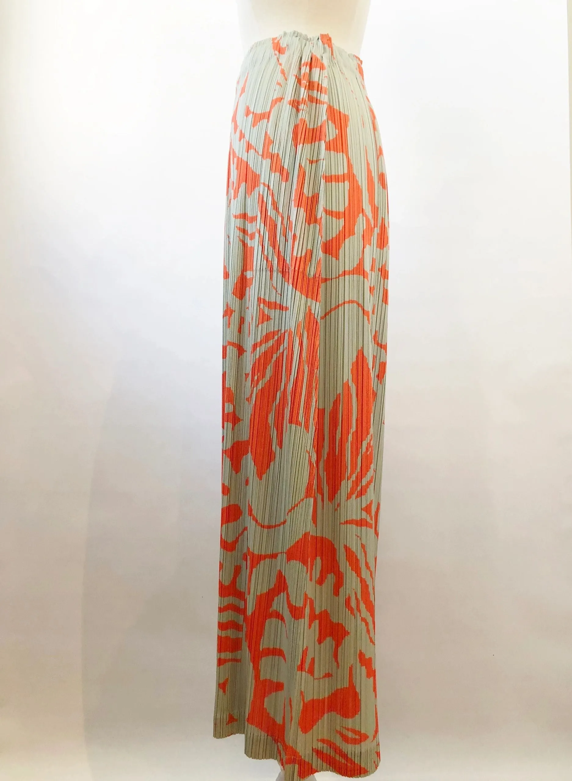 Pleats Please Issey Miyake Pleated Maxi Skirt Designer Size 5 (L / Xl)
