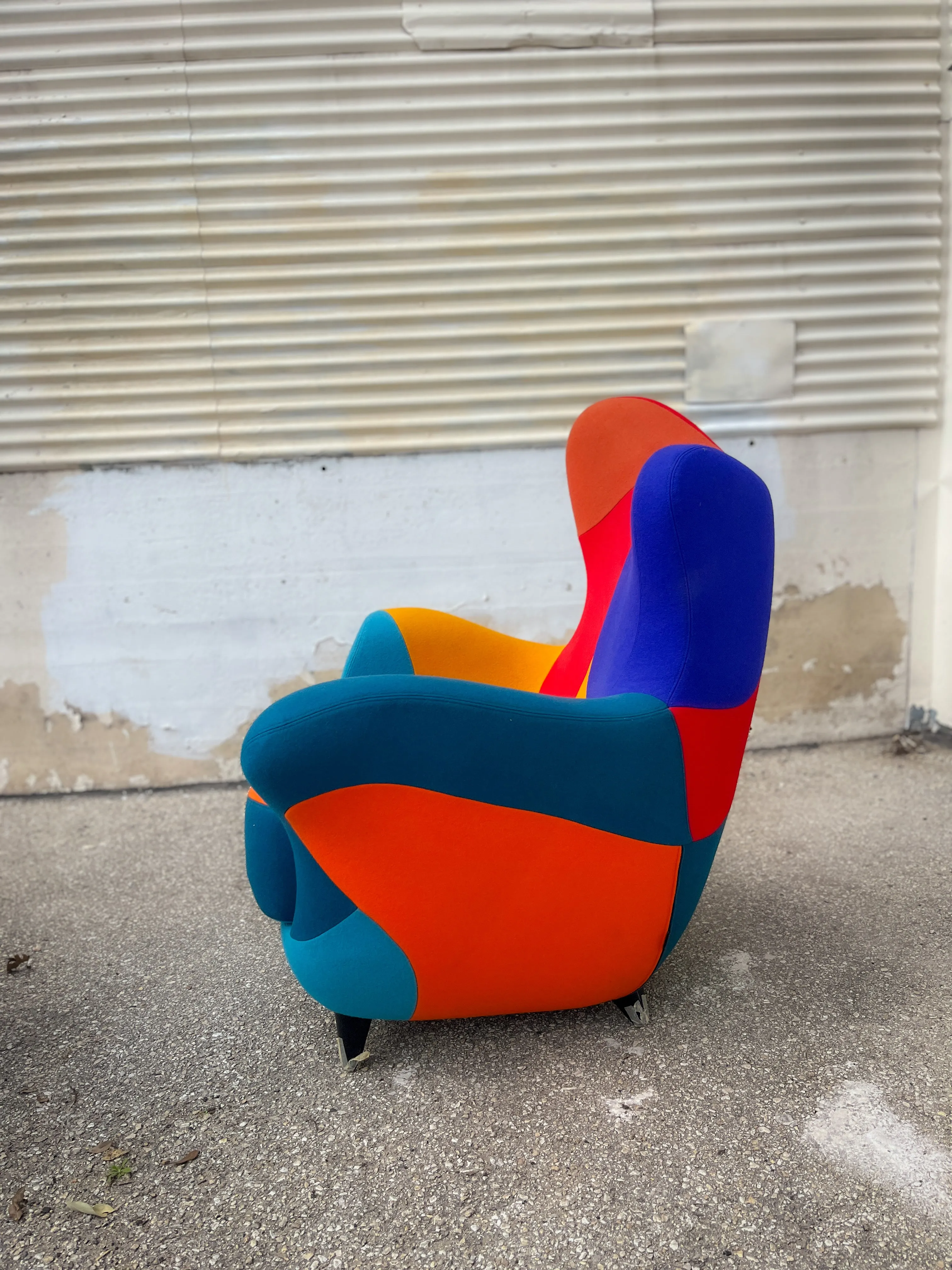 Postmodern Alessandra Wingback Armchair by Javier Mariscal for Moroso, 1995