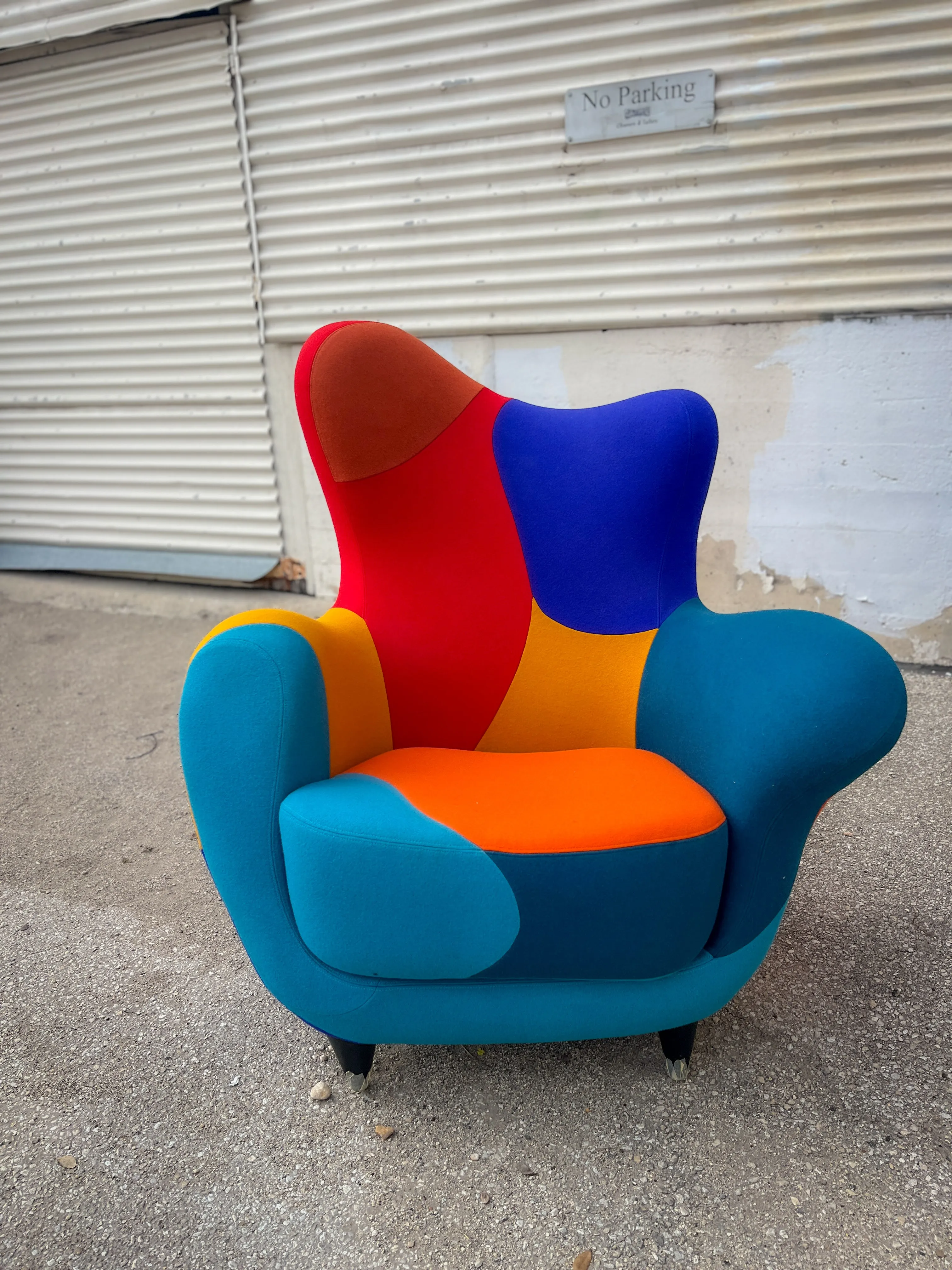 Postmodern Alessandra Wingback Armchair by Javier Mariscal for Moroso, 1995