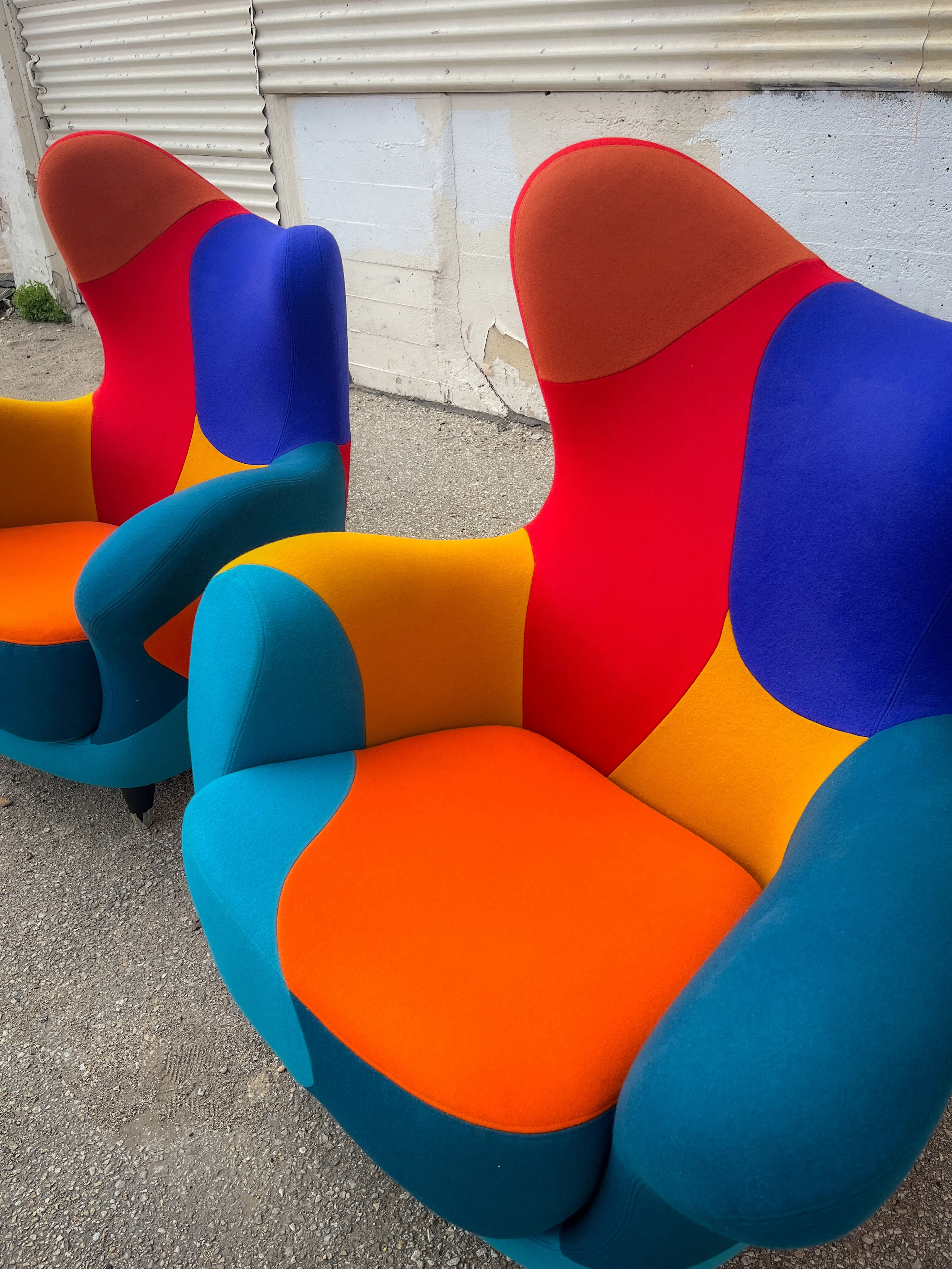 Postmodern Alessandra Wingback Armchair by Javier Mariscal for Moroso, 1995