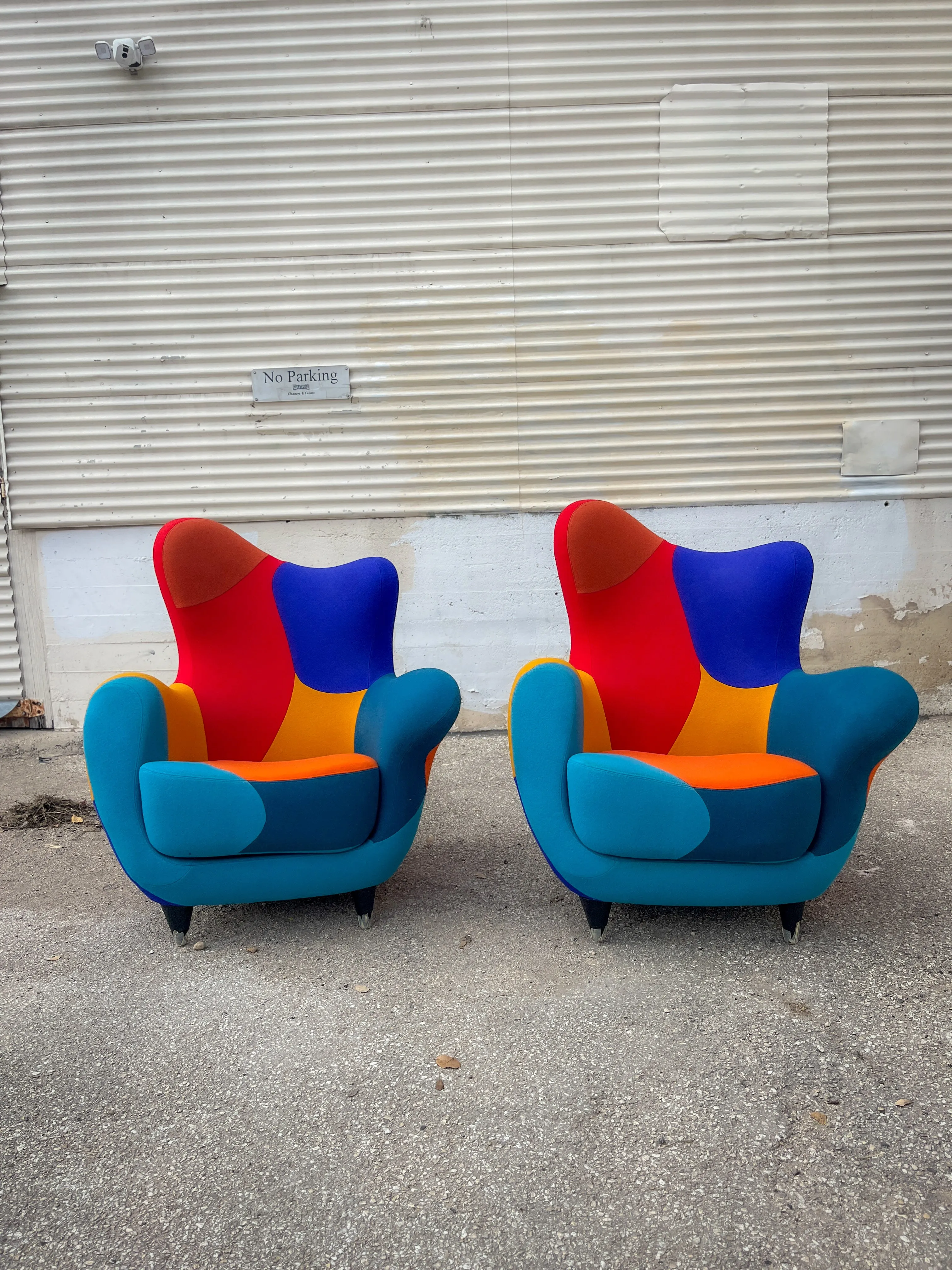 Postmodern Alessandra Wingback Armchair by Javier Mariscal for Moroso, 1995