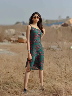 Printed Slip Dress