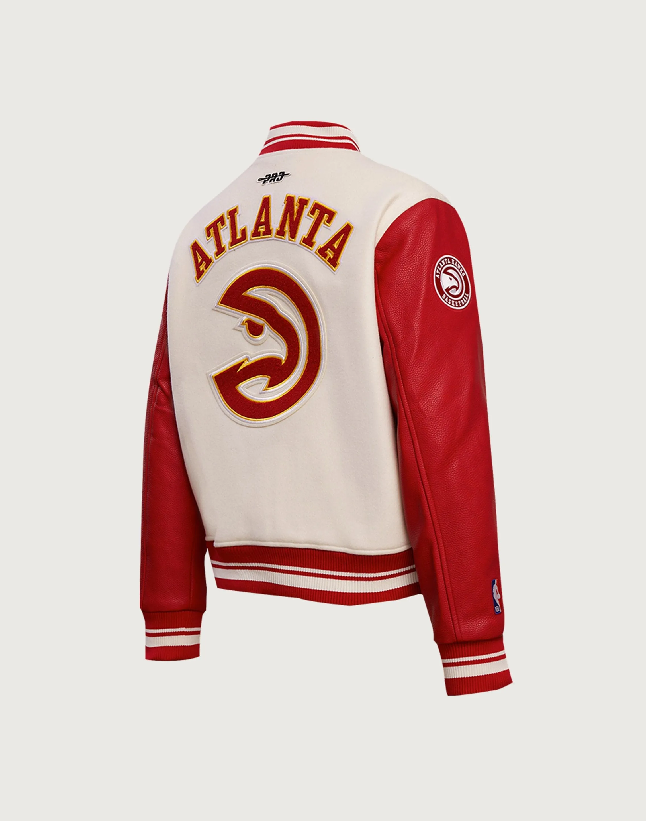 Pro Standard Atlanta Hawks Retro Classic Rib Wool Varsity Jacket