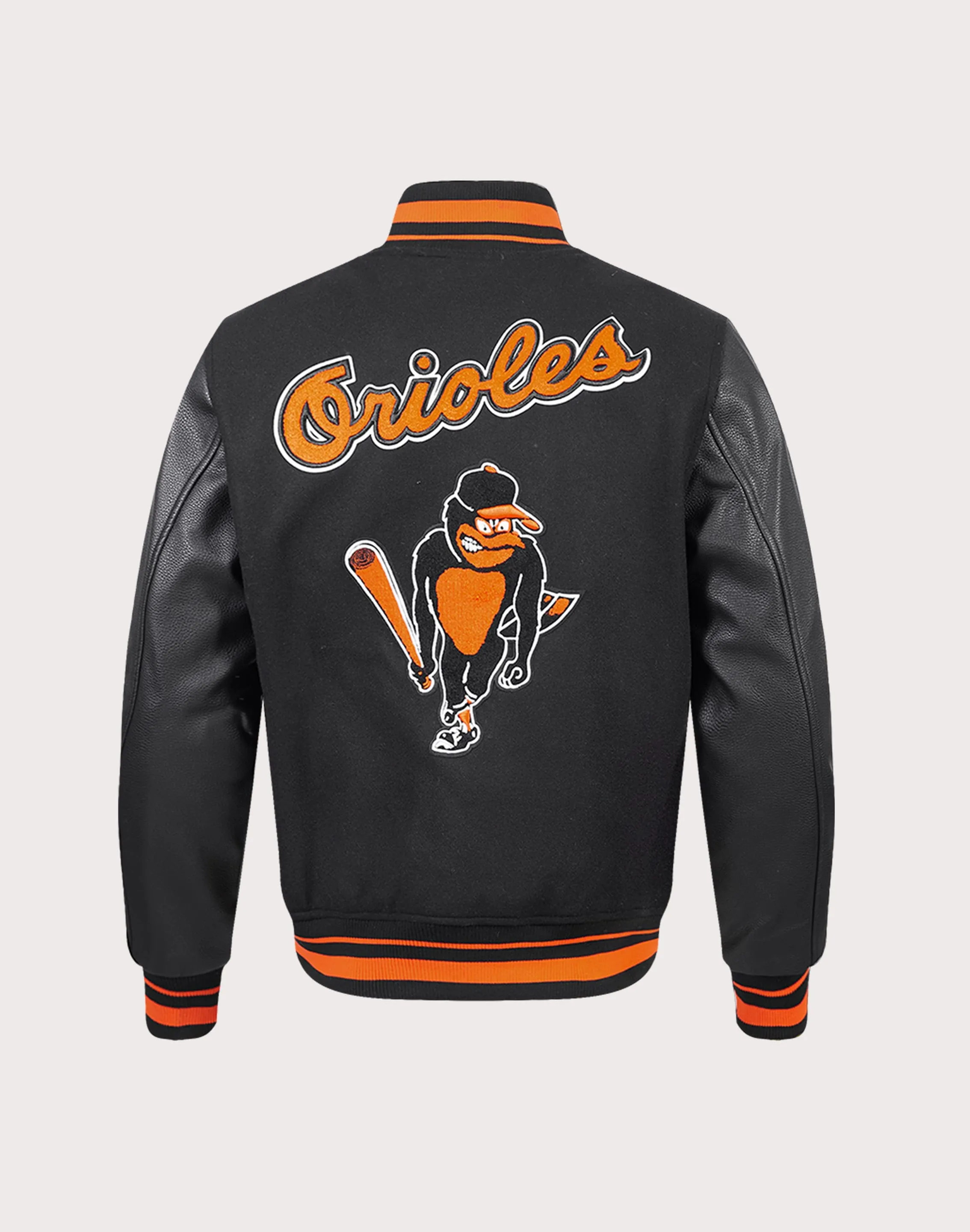 Pro Standard Baltimore Orioles Retro Classic Rib Wool Varsity Jacket