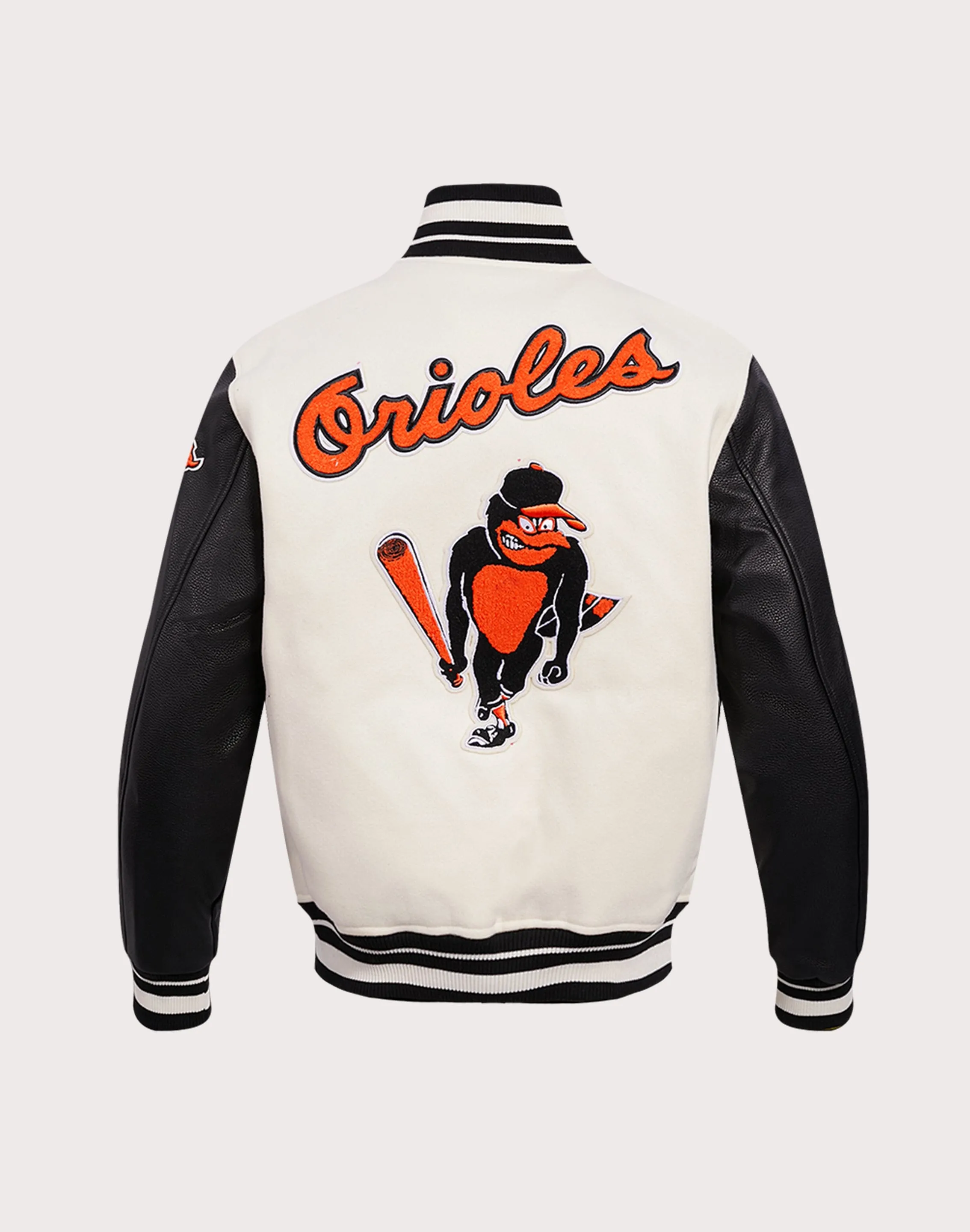 Pro Standard Baltimore Orioles Retro Classic Rib Wool Varsity Jacket