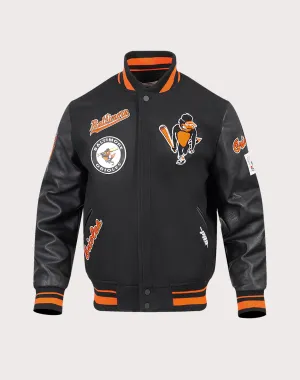Pro Standard Baltimore Orioles Retro Classic Rib Wool Varsity Jacket