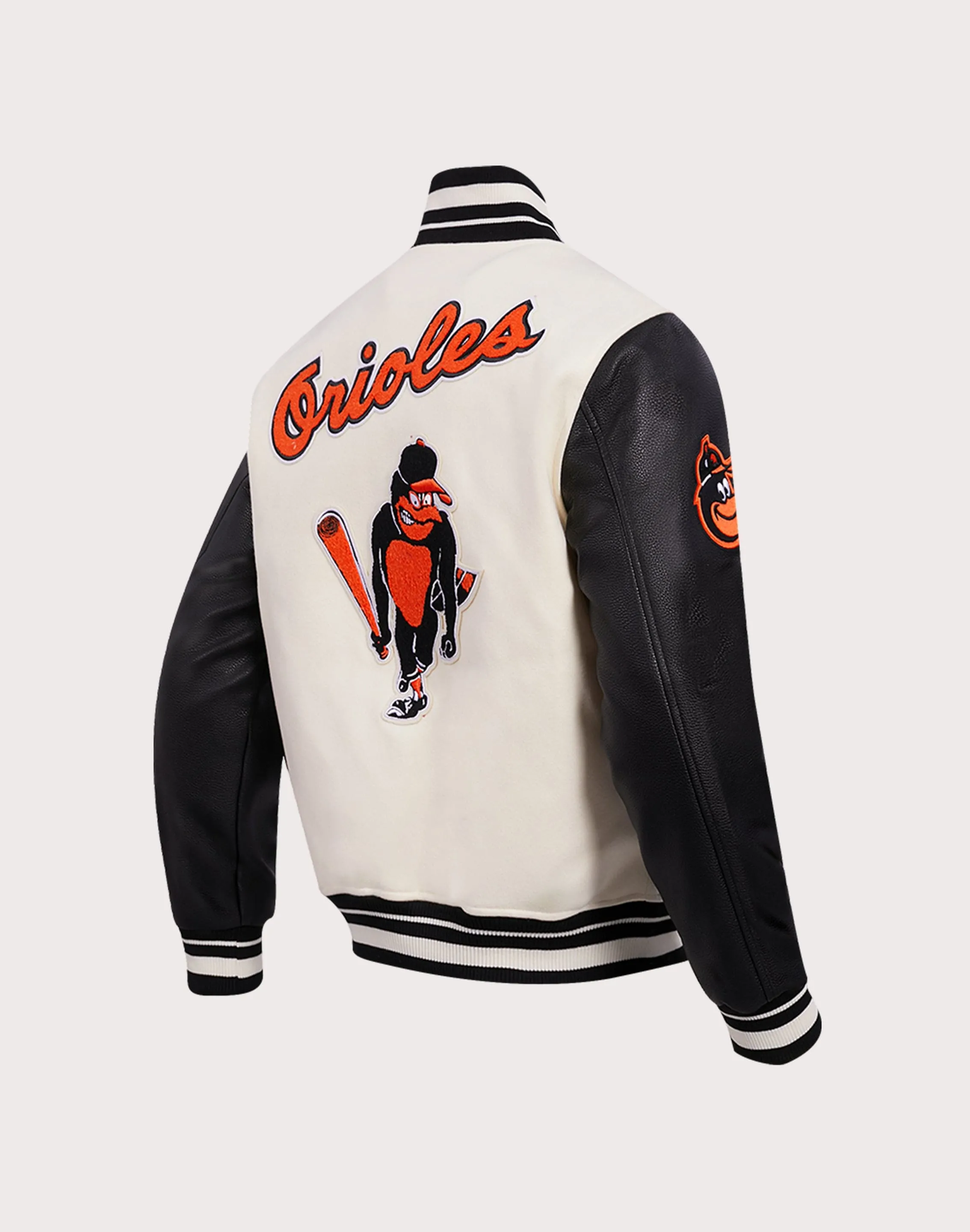 Pro Standard Baltimore Orioles Retro Classic Rib Wool Varsity Jacket