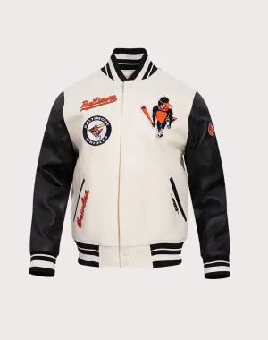 Pro Standard Baltimore Orioles Retro Classic Rib Wool Varsity Jacket