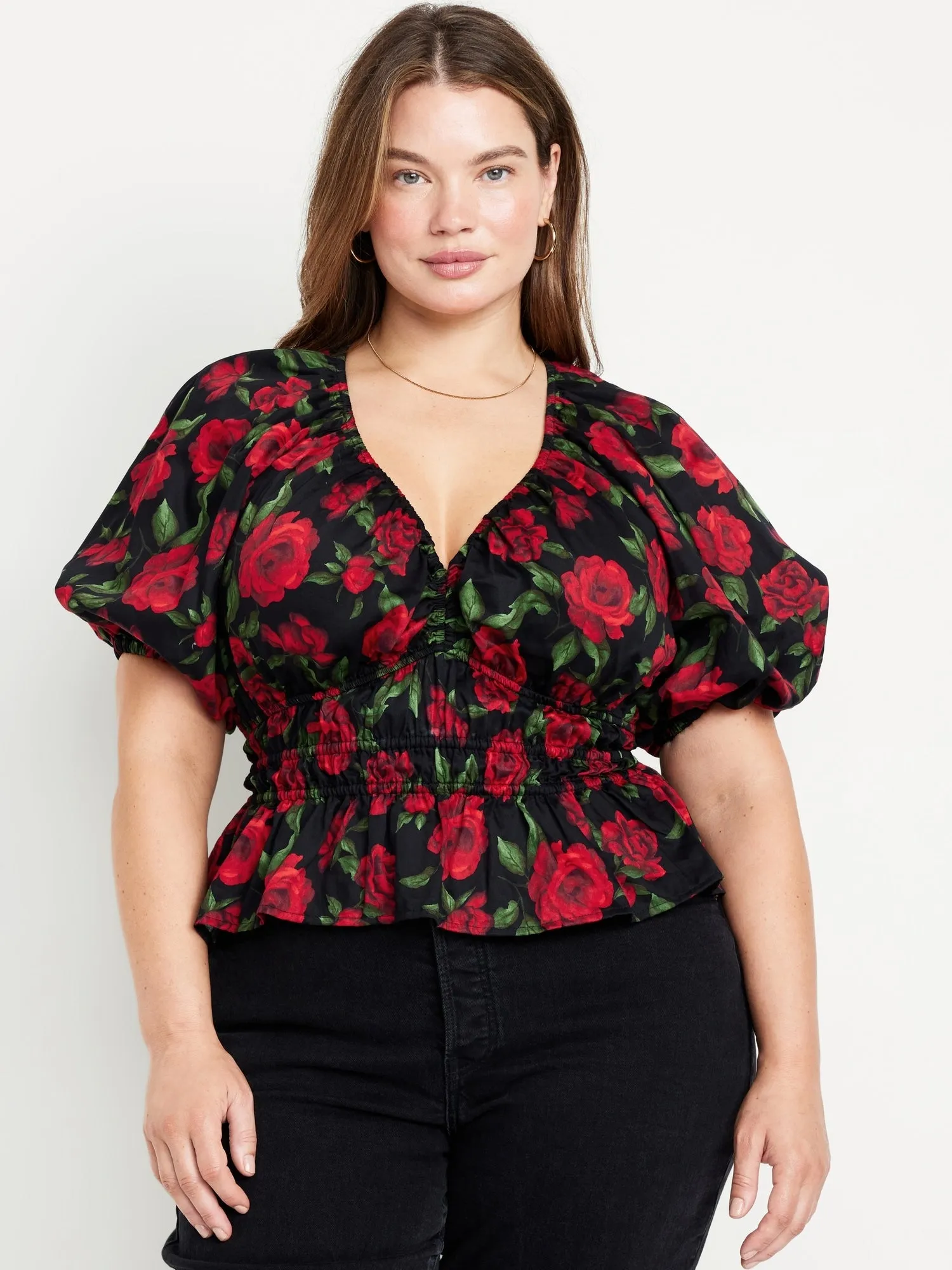 Puff-Sleeve Top