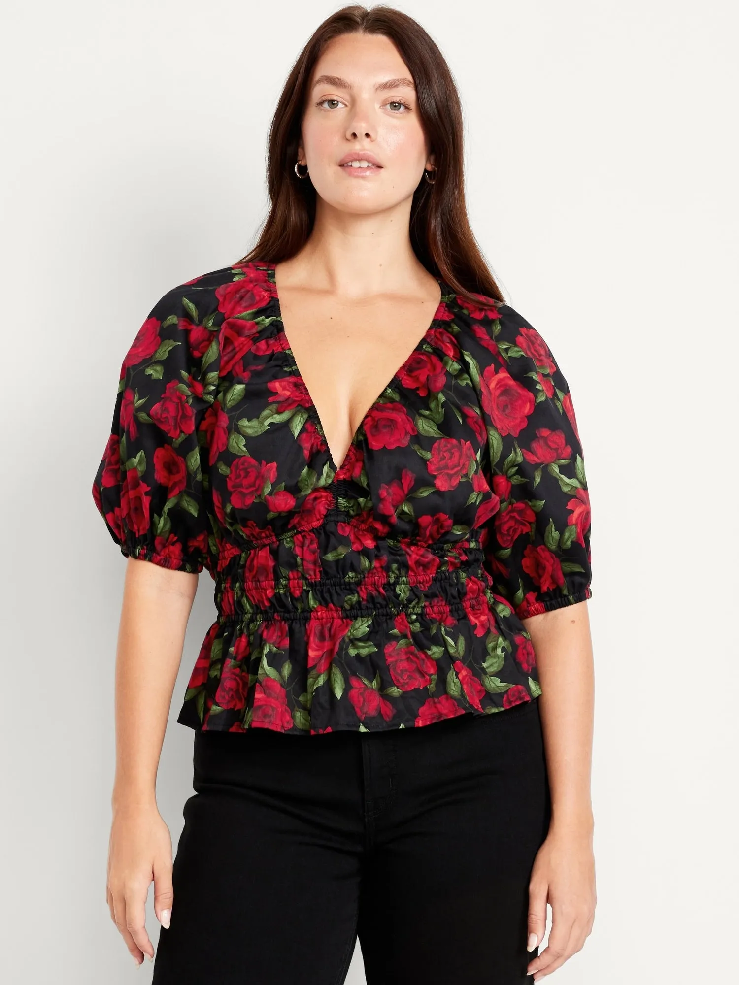 Puff-Sleeve Top