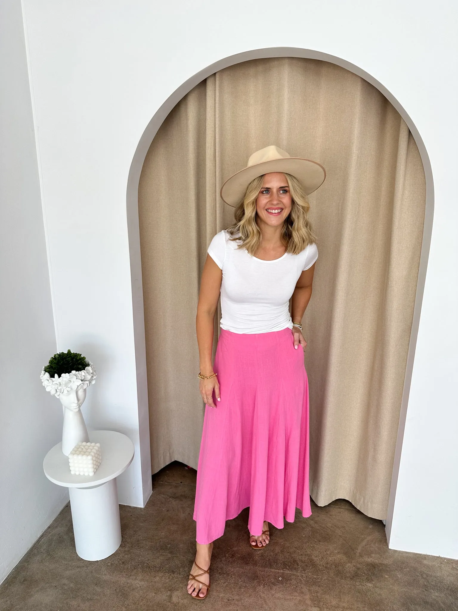 Rebecca Skirt -Pink