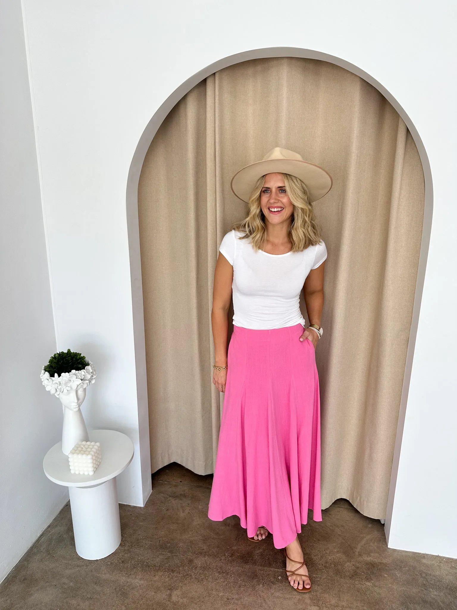 Rebecca Skirt -Pink
