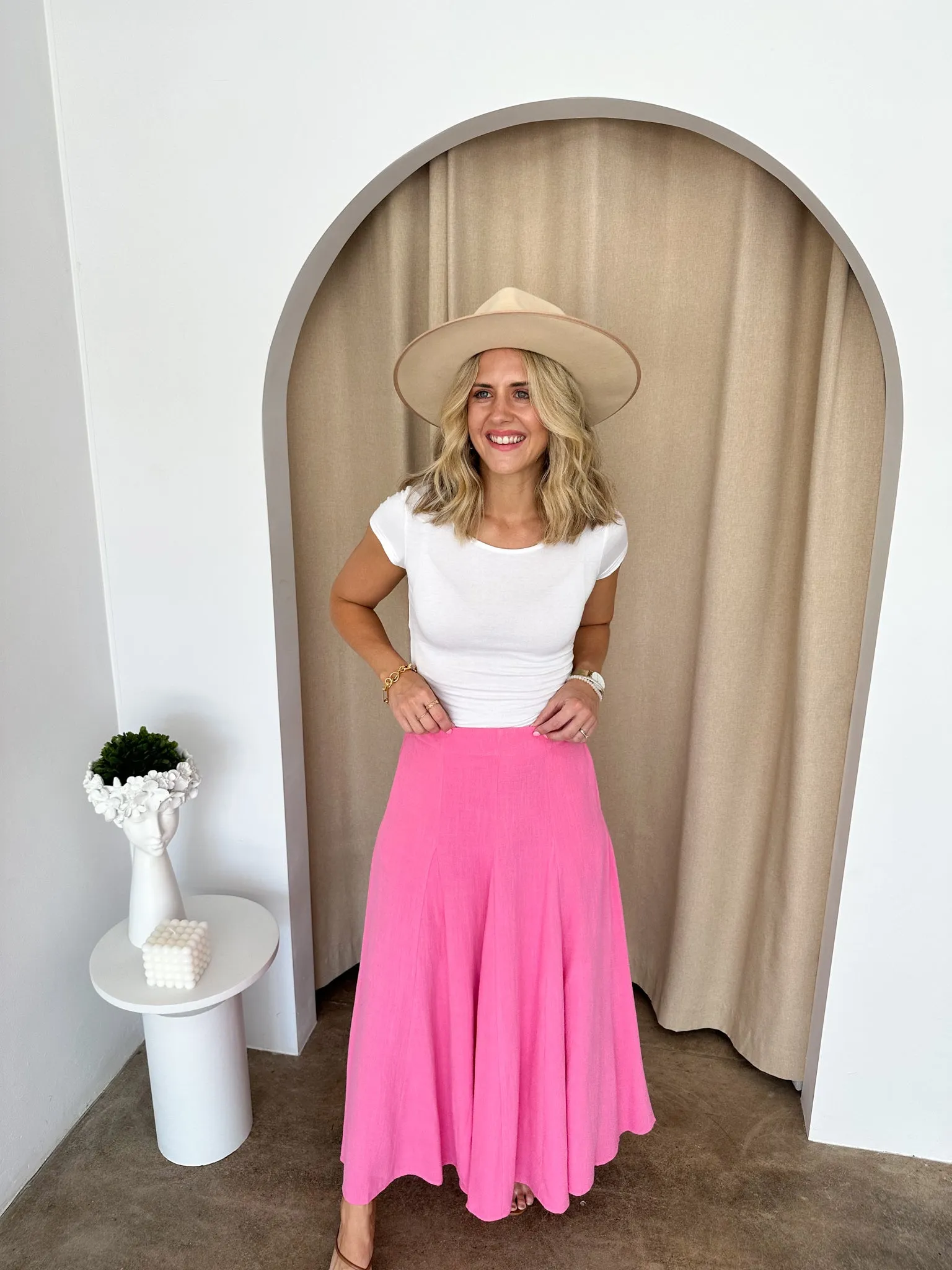 Rebecca Skirt -Pink