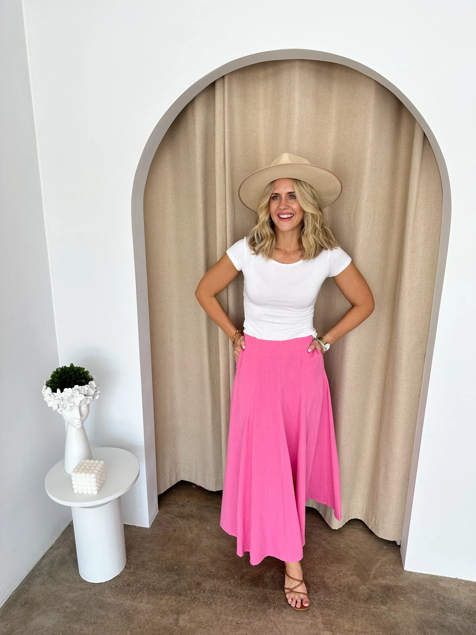 Rebecca Skirt -Pink
