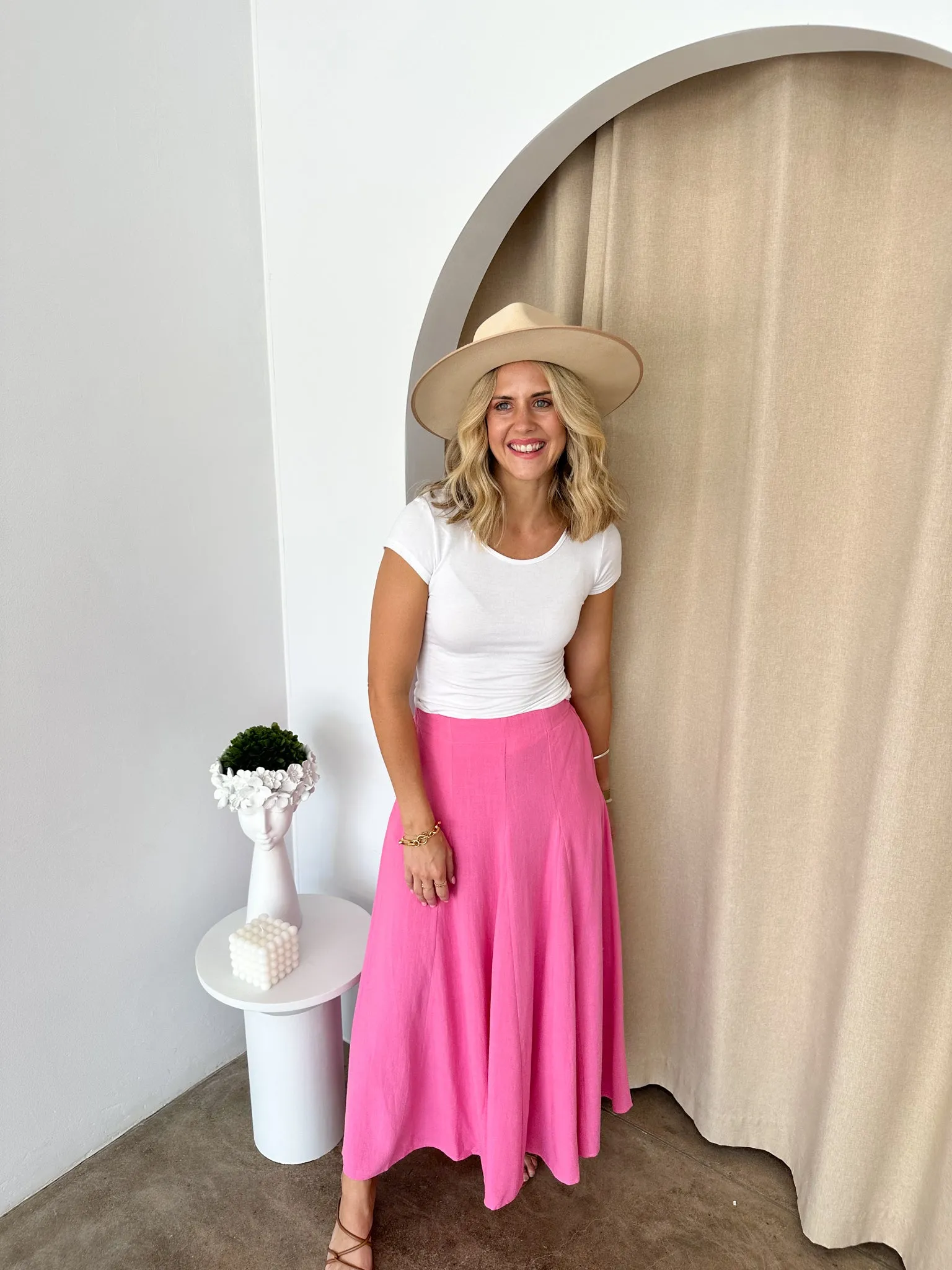 Rebecca Skirt -Pink