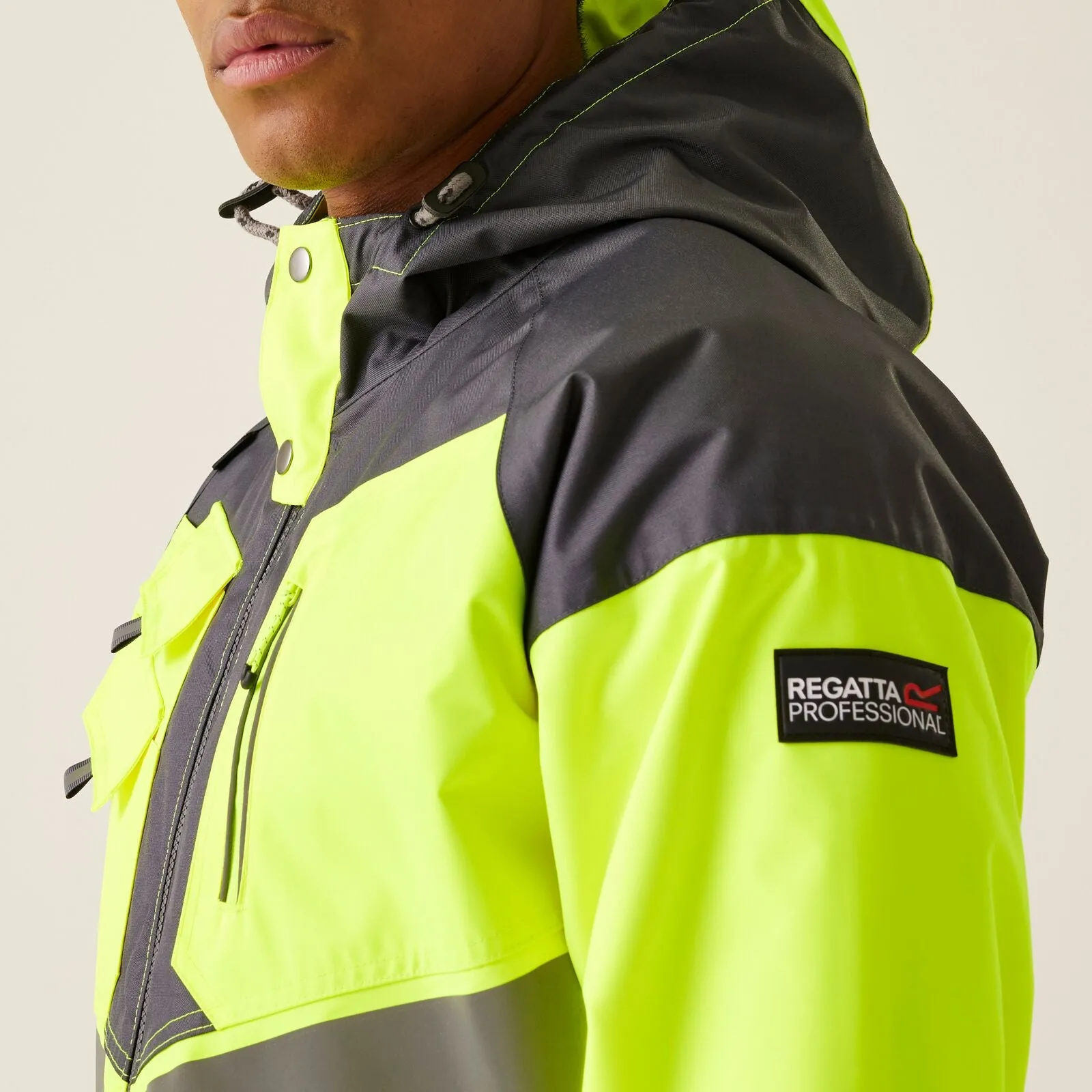 Regatta Professional Mens HI-VIS Tactical Waterproof Jacket