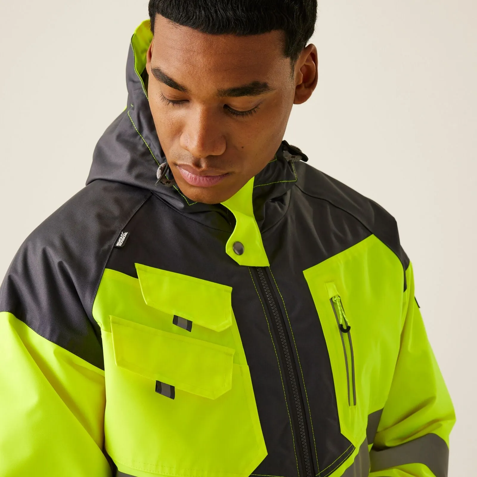 Regatta Professional Mens HI-VIS Tactical Waterproof Jacket
