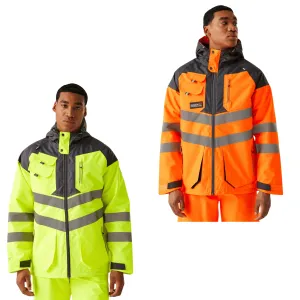 Regatta Professional Mens HI-VIS Tactical Waterproof Jacket