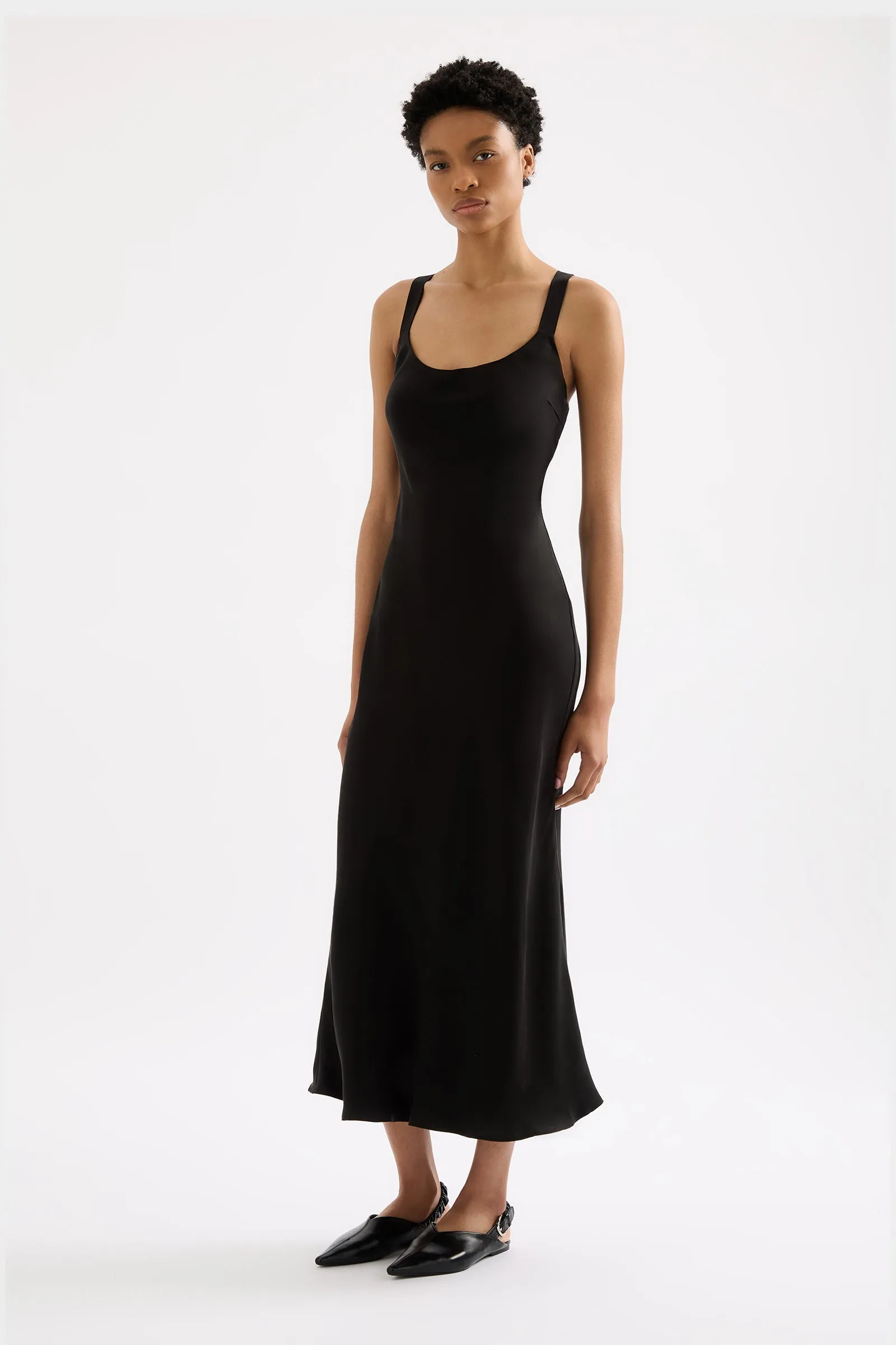 REN CUPRO SLIP DRESS