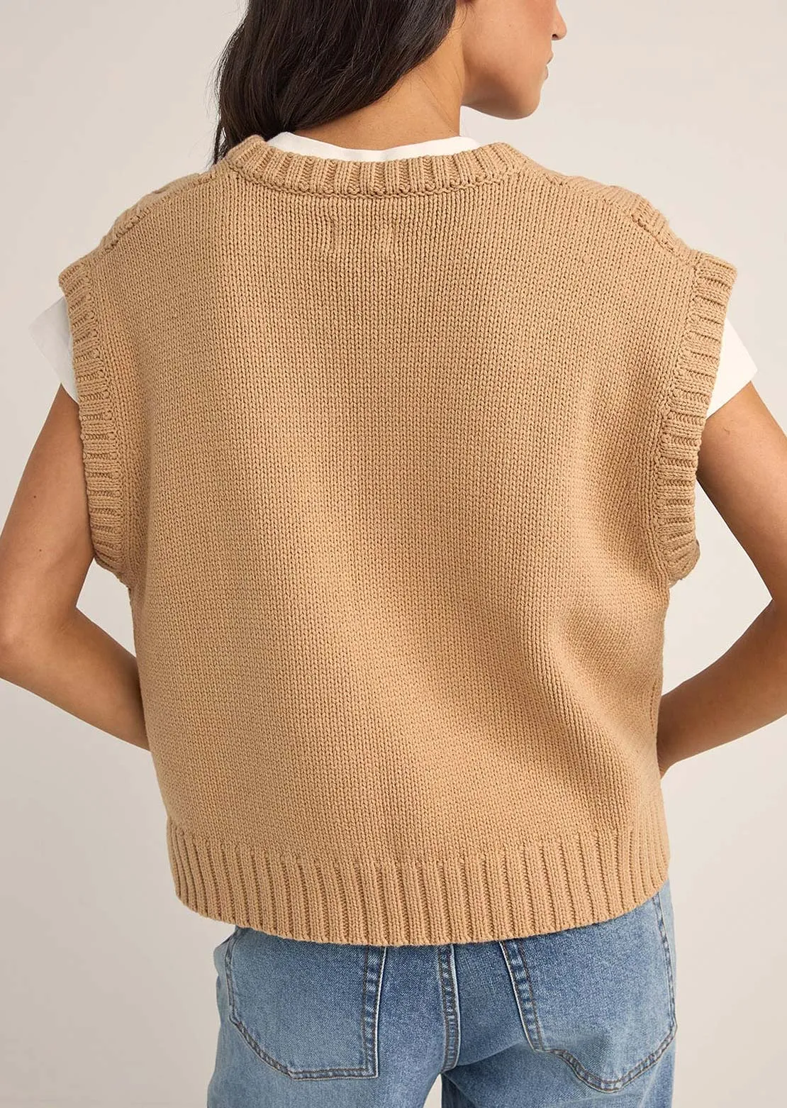 Rhythm Women's Finley Cable Knit Vest