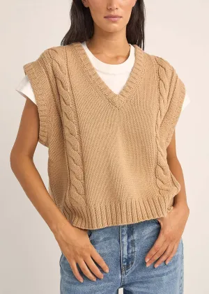 Rhythm Women's Finley Cable Knit Vest