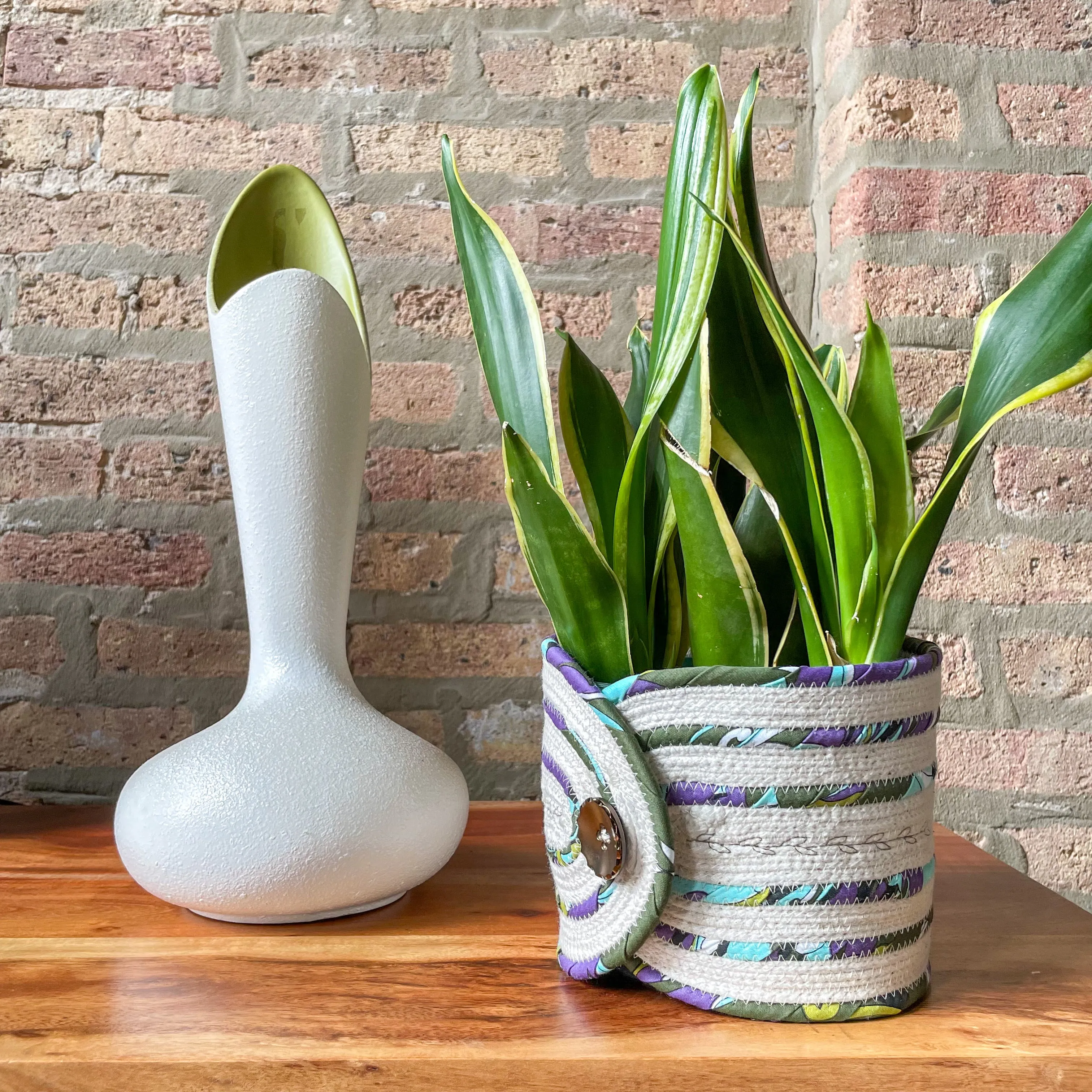 Rope Planter Wrap for 6.5" Houseplant Pot