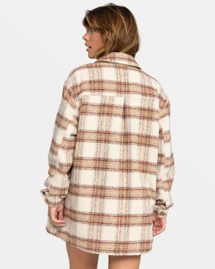 Roxy Women's Check The Swell IIII Shacket