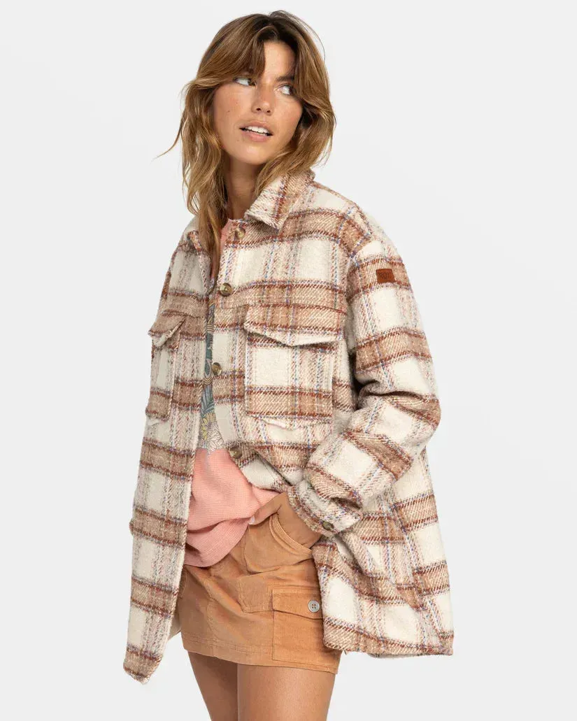 Roxy Women's Check The Swell IIII Shacket