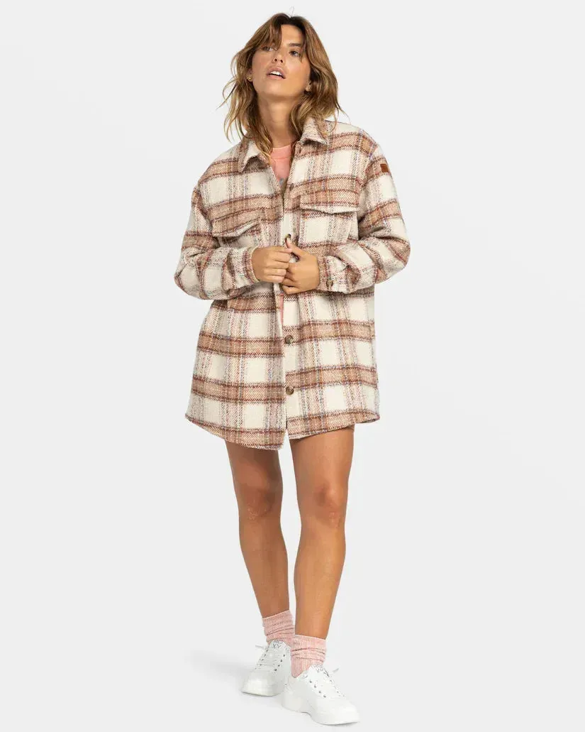 Roxy Women's Check The Swell IIII Shacket