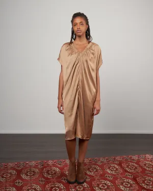 ruched tilly dress - sand
