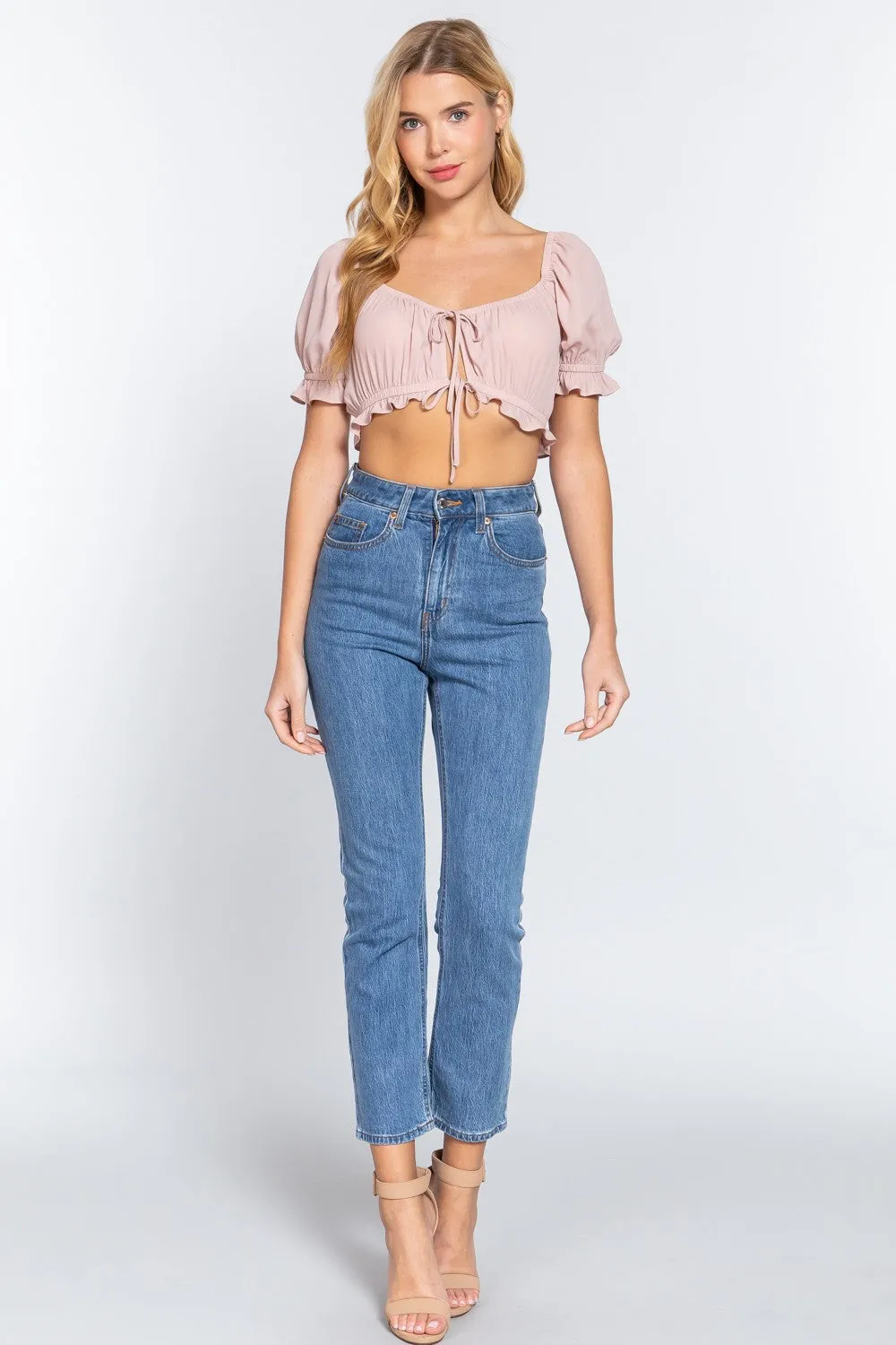 Ruffle Me Up Crop