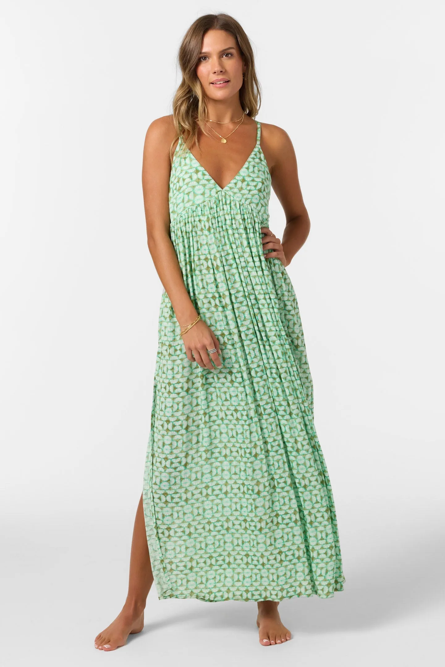 Saltwater Essentials Mel Maxi Printed Dress