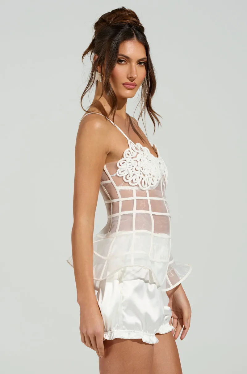 SHOW STOPPER PEPLUM BLOUSE