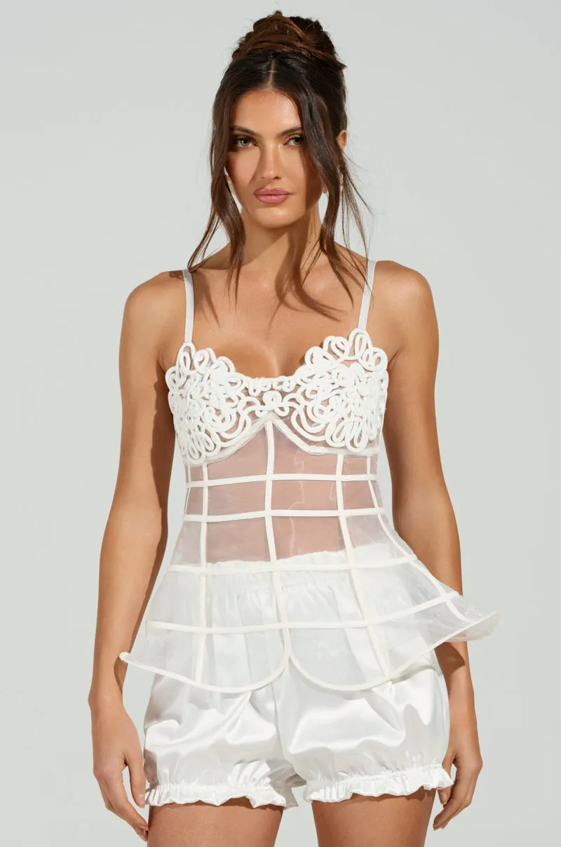 SHOW STOPPER PEPLUM BLOUSE