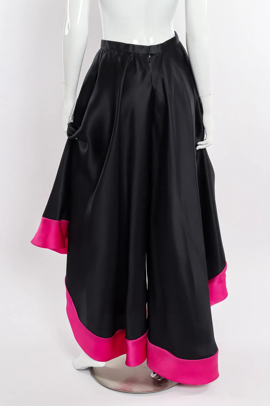 Silk Waterfall Palazzo Pant