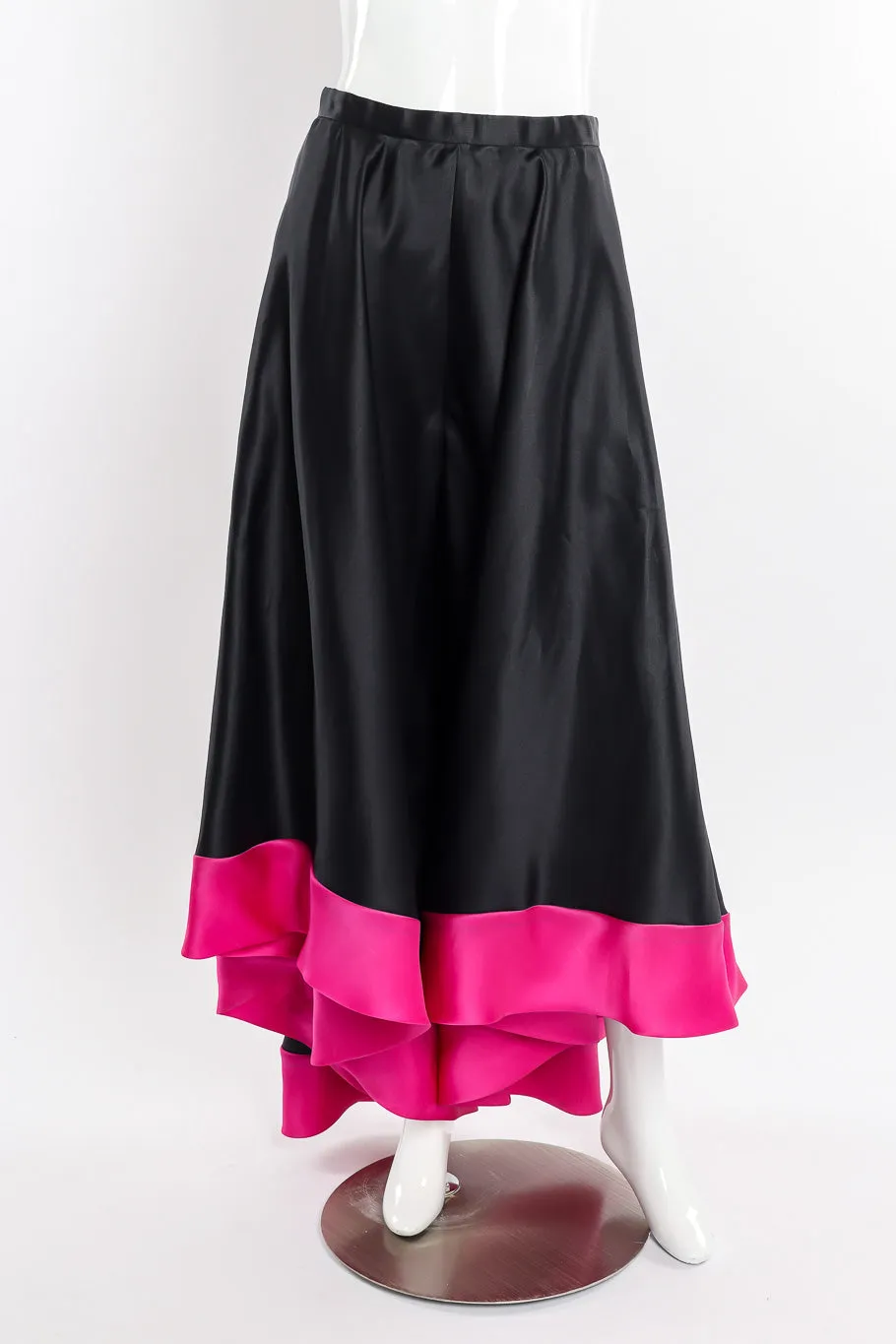 Silk Waterfall Palazzo Pant