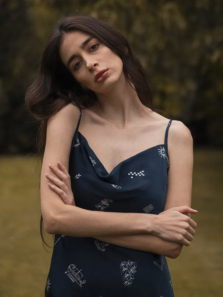 Silver Lining Slip Dress