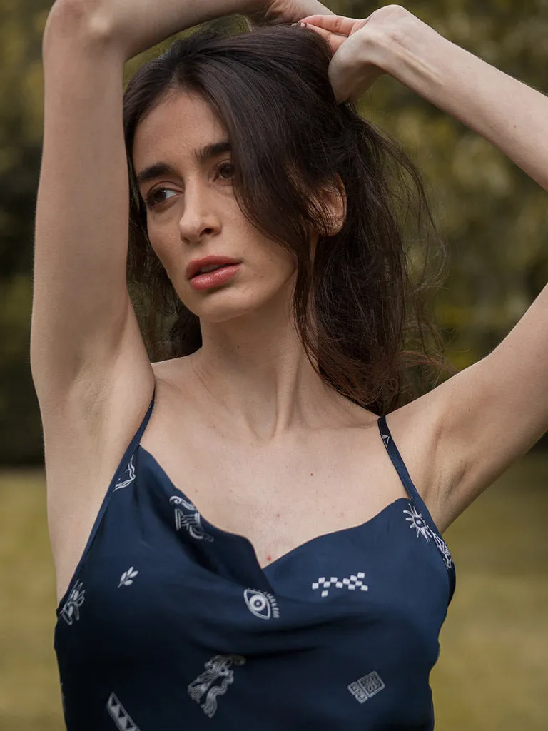 Silver Lining Slip Dress