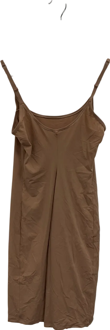 SKIMS Beige Fit Everybody Slip Dress - Sienna UK M